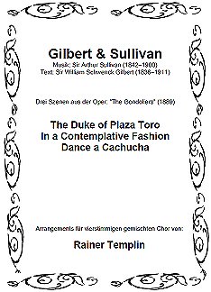 Titelblatt der Gilbert & Sullivan Songs